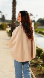 Cape ultra tendance en velours de laine – Image 6