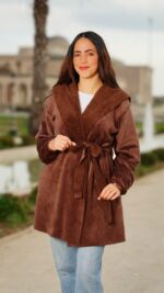 Manteau en velours doublé 3aloucha – Image 9