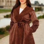 Manteau en velours doublé 3aloucha