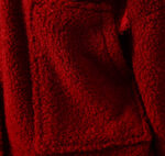 Veste Teddy Sherpa Rouge Femme Tunisie – Image 4