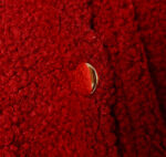 Veste Teddy Sherpa Rouge Femme Tunisie – Image 3