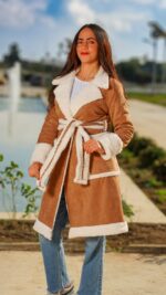 Manteau Soulayma – Faux Daim 3aloucha - Image 2