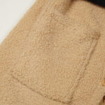 Veste Sans Manches Beige Teddy Femme – Tunisie – Image 3