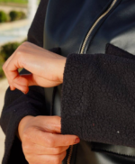 Veste en simili cuir doublée 3aloucha – Image 3